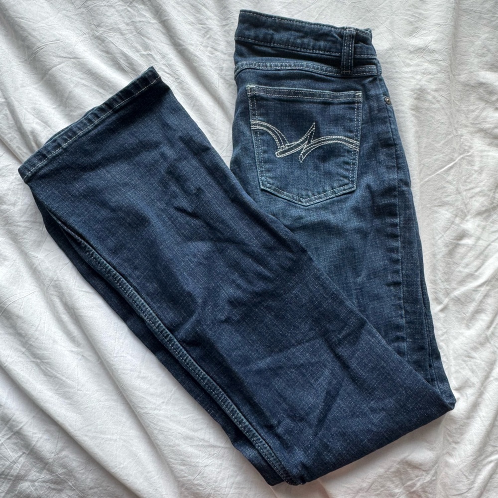 Wrangler Women's bootcut mid rise Dark Blue Jeans
